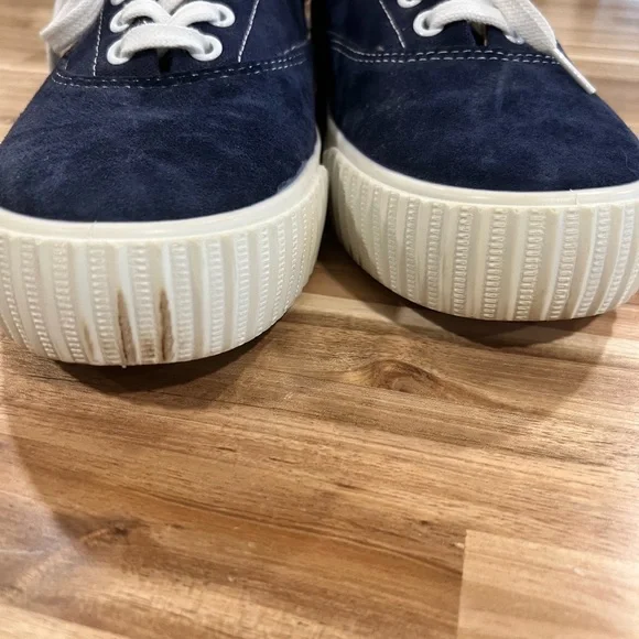 P.F. Flyers Blue and White Classic Sneakers - Picture 5 of 8